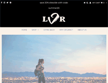 Tablet Screenshot of lvrfashion.com